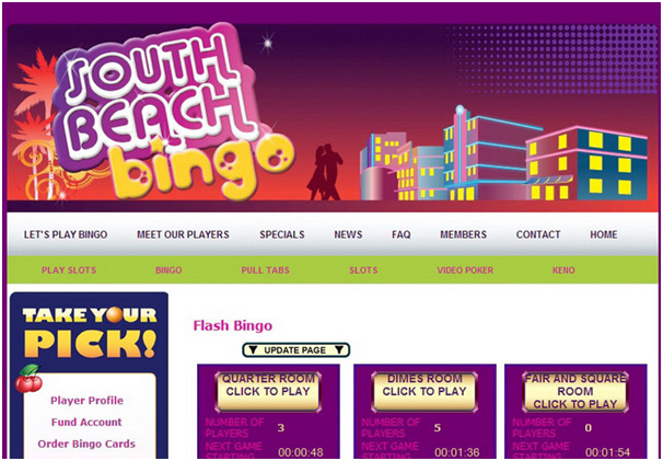 South Beach Bingo- Deposits