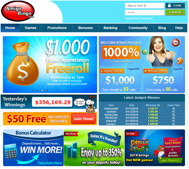 $50 No Deposit Bonus to play Bingo