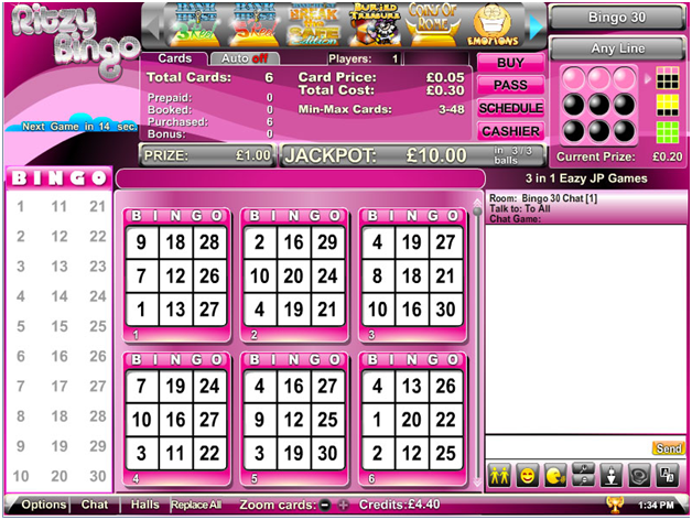 30 ball bingo slot