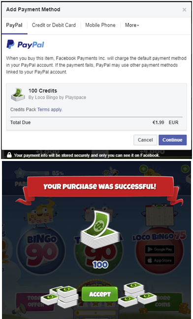 Loco Bingo purchases FB
