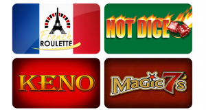 What are the games at online casinos that I can play along with Bingo