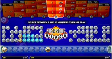 How to play Super bonus bingo