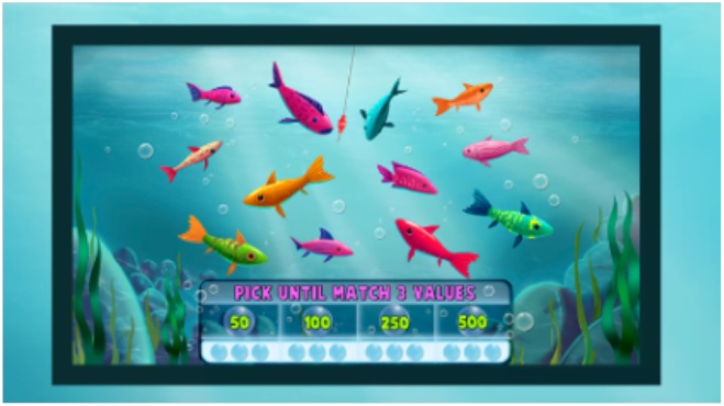 Pesca bingo game features